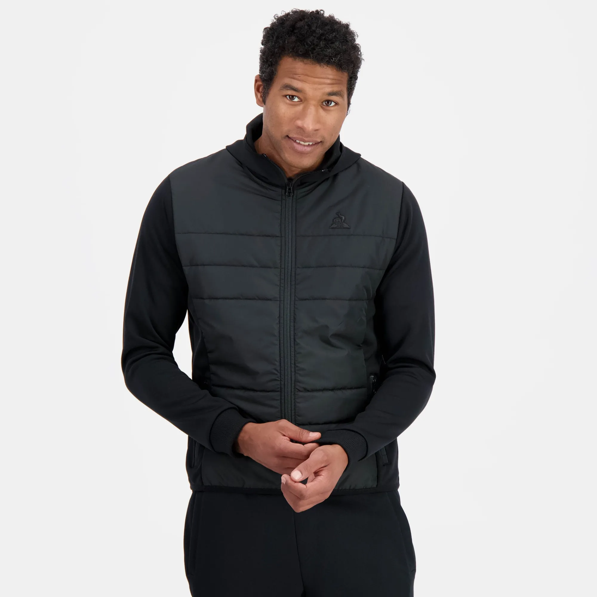 Fashion Ton sur ton Kapuzenpulli Mit Reißverschluss für Herren Ton sur ton - Schwarz Jacken Und Daunenjacken | Hoodies Und Kapuzenjacken