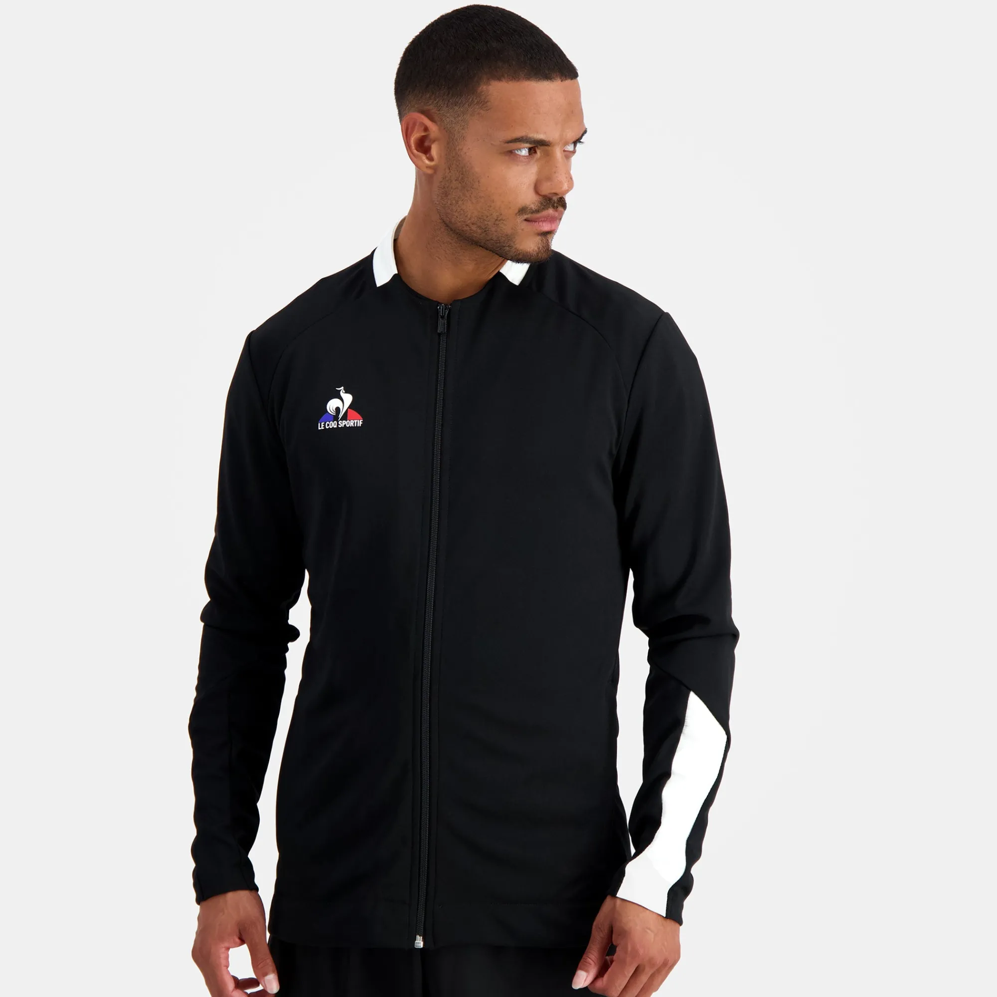 Best Training Sweatshirtshirt Mit Reißverschluss für Herren Training - Schwarz Training Und Fitness | Running